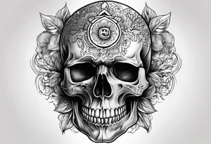 skull tattoo idea