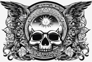 sun card games tattoo idea