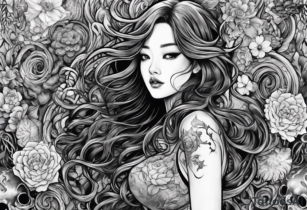 body horror tattoo idea