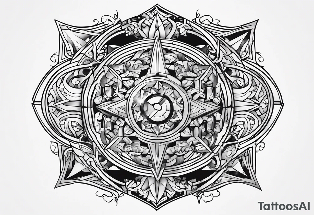 broken sword tattoo idea