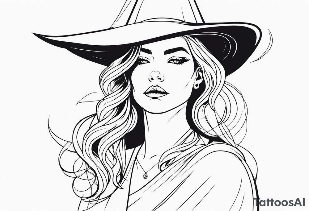 Witch tattoo idea