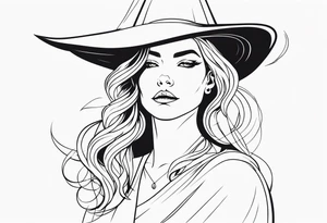 Witch tattoo idea