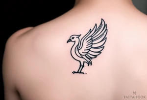 Fine line, black and gray, a tattoo to get in Liverpool UK so make it inspired by Liverpool by paying homage to its musical influences, art or history tattoo idea