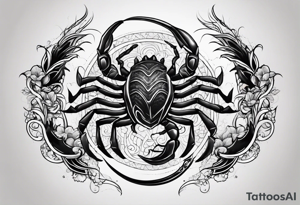 scorpio tattoo idea