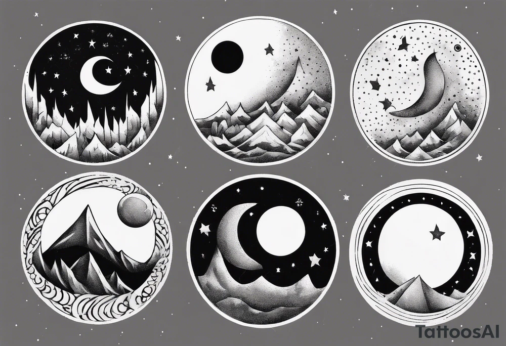 The Moon tattoo idea