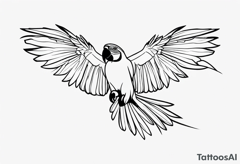 Macaw tattoo idea