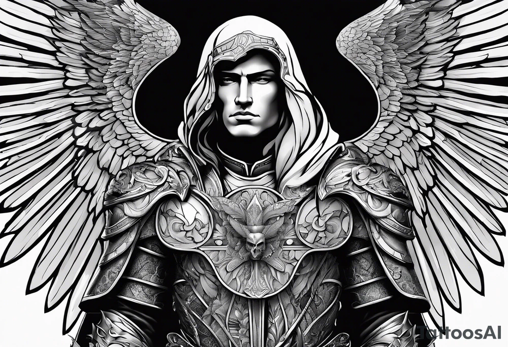archangel michiel, christian tattoo idea