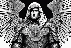 archangel michiel, christian tattoo idea