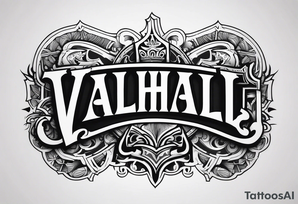 Valhalla tattoo idea