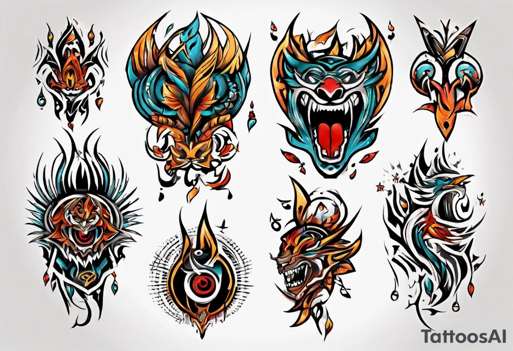 Singing tattoo idea