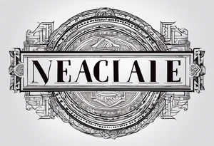 Text Name Roman for different languages tattoo idea