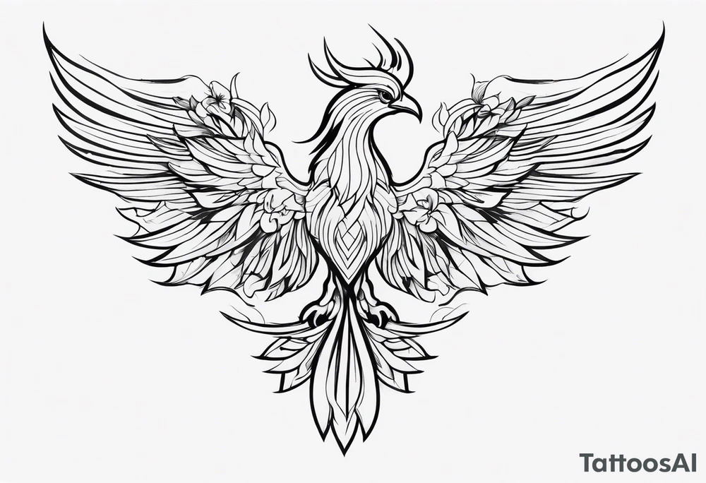 phoenix tattoo idea