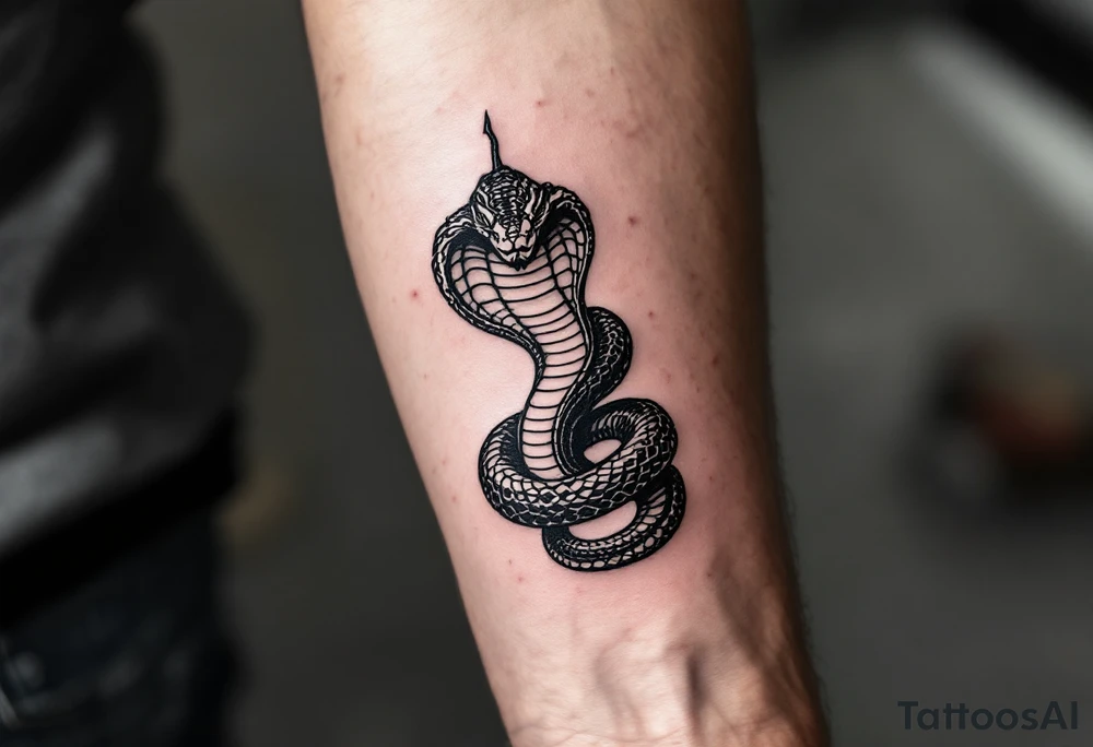 streetwear snake tattoo idea