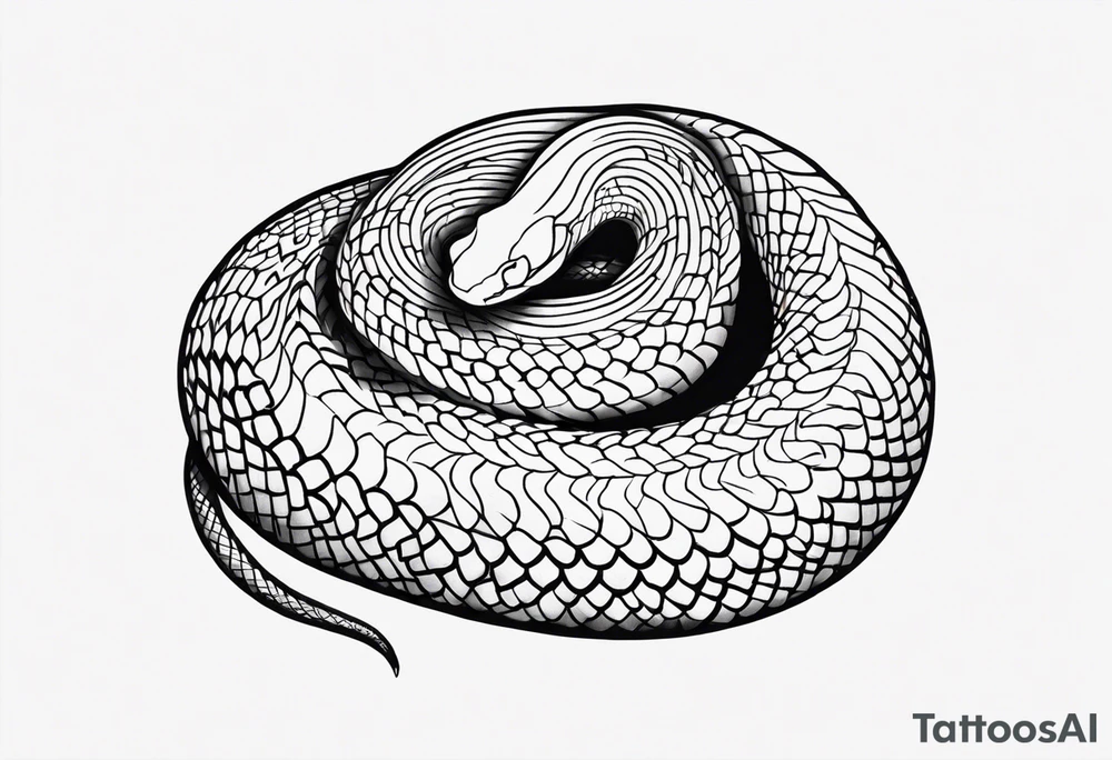 Coiled Snake tattoo idea