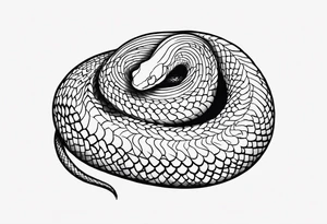 Coiled Snake tattoo idea
