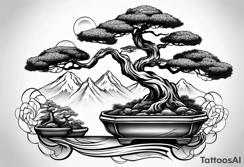 bonsai tattoo idea