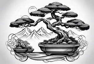bonsai tattoo idea