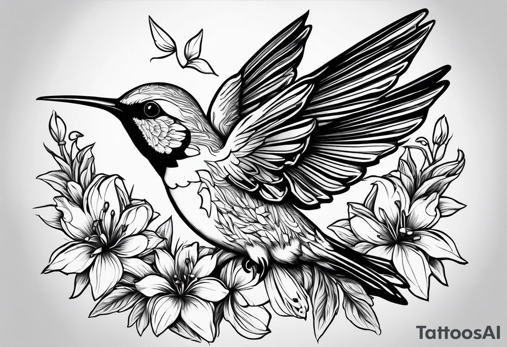 Libra hummingbird yellow finch cardinal flower garden dark sad beautiful mother tattoo idea