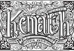 Kenneth tattoo idea