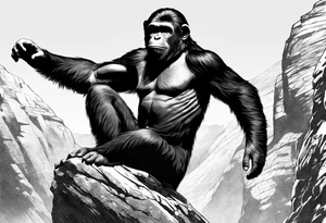 Caesar planet of the apes tattoo idea