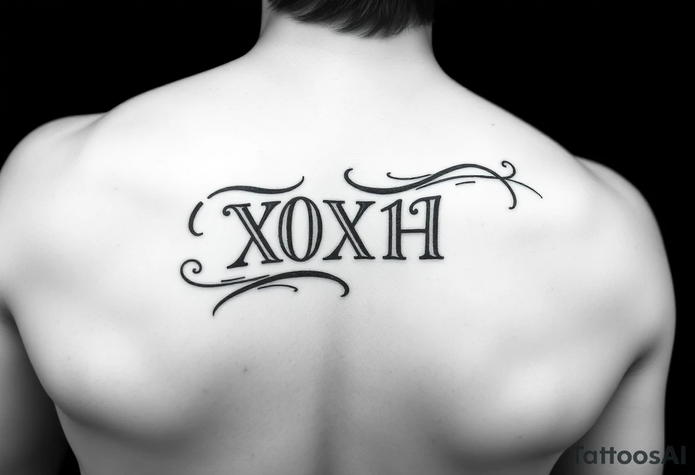 Roman numeral tattoo wrapped around your upper arm/shoulder tattoo idea
