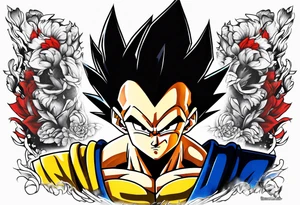 Vegeta ultra ego tattoo idea