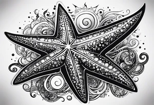 Punkrock starfish tattoo idea