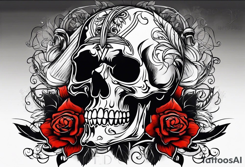 skull tattoo idea