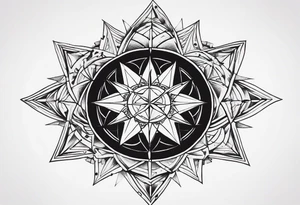 Wind Rose tattoo idea