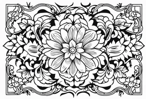 chrisitan
old school vintage simple traditional design 
vintage flowers surrounding 


bold color simple tattoo idea