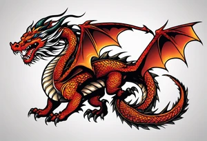 Dragon tattoo idea