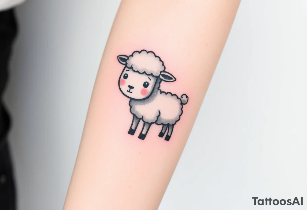 Black sheep tattoo idea