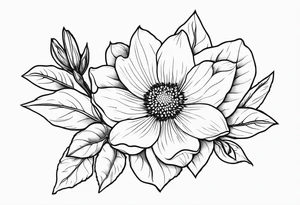 State flower of Colorado tattoo idea