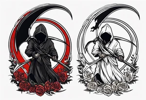 scythe grim reaper tattoo idea