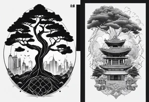 Homg Kong semester abroad at CityU and some trees and the number 6 carved in one tree tattoo idea
