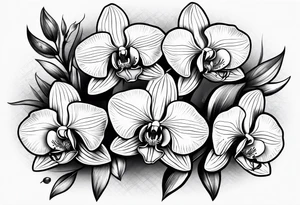 orchids tattoo idea