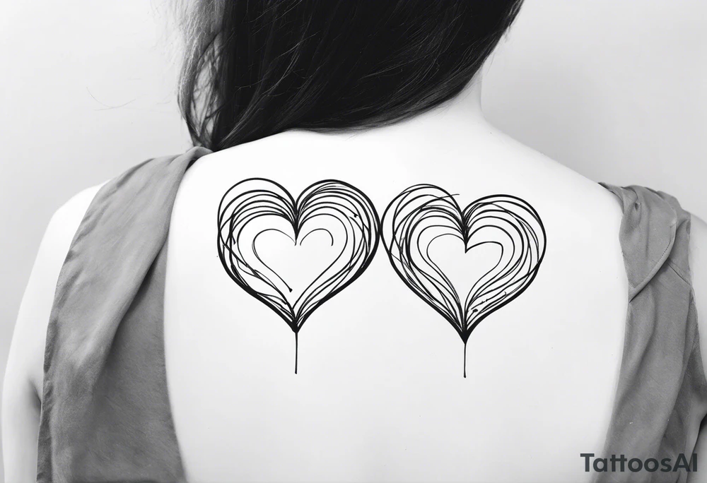 heart couple 21.06.23 tattoo idea