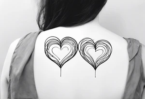 heart couple 21.06.23 tattoo idea