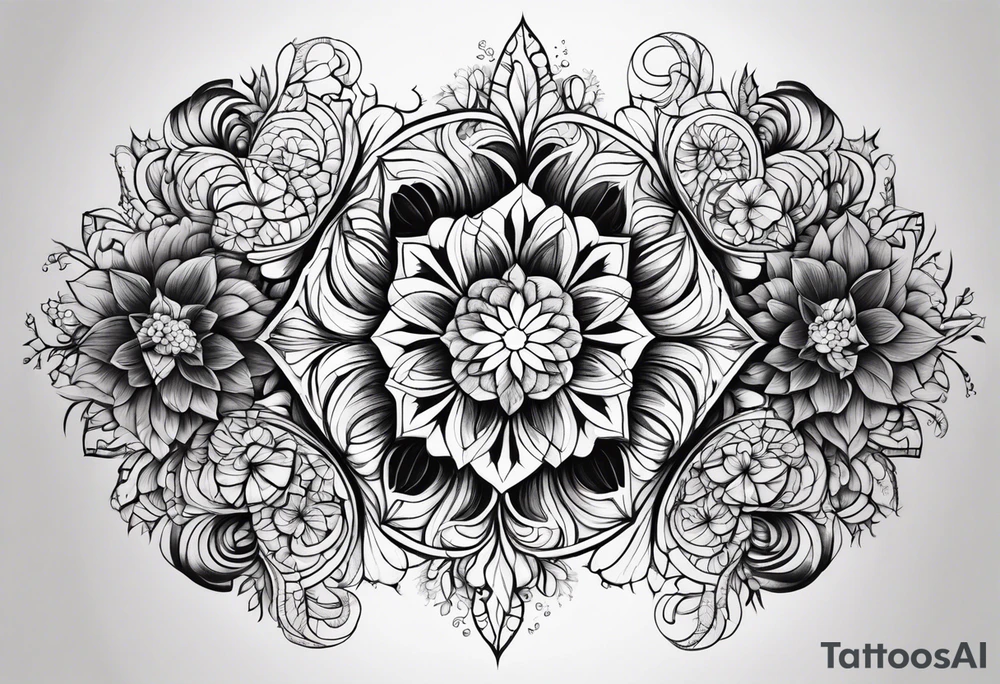 Fractals nature tattoo idea