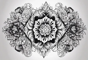 Fractals nature tattoo idea