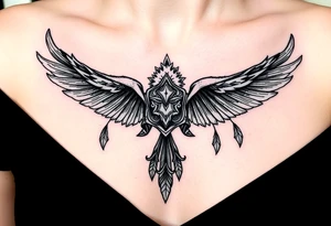 На шеи факел tattoo idea