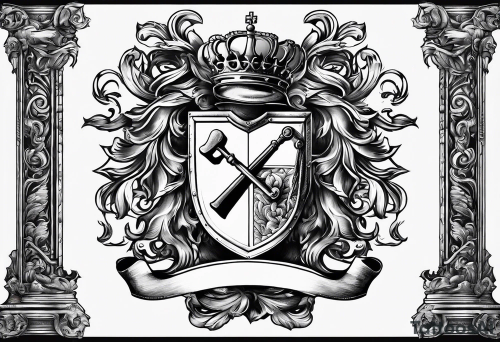 Thomas skinner coat of arms tattoo idea