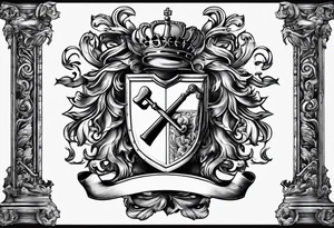 Thomas skinner coat of arms tattoo idea