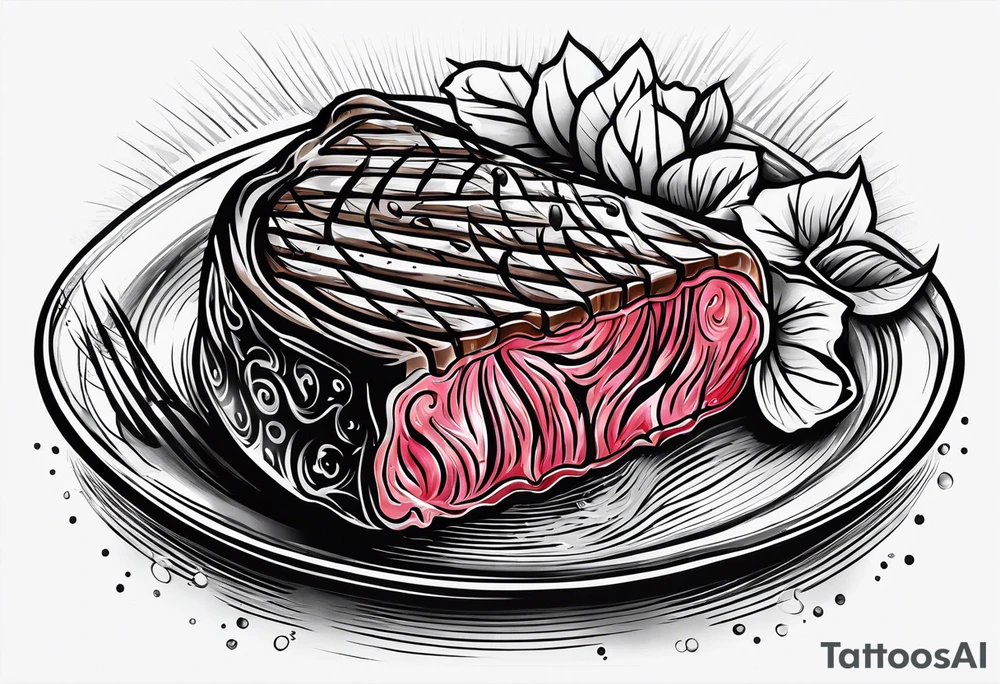 STEAK tattoo idea