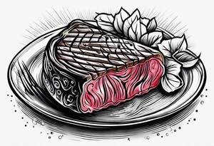 STEAK tattoo idea