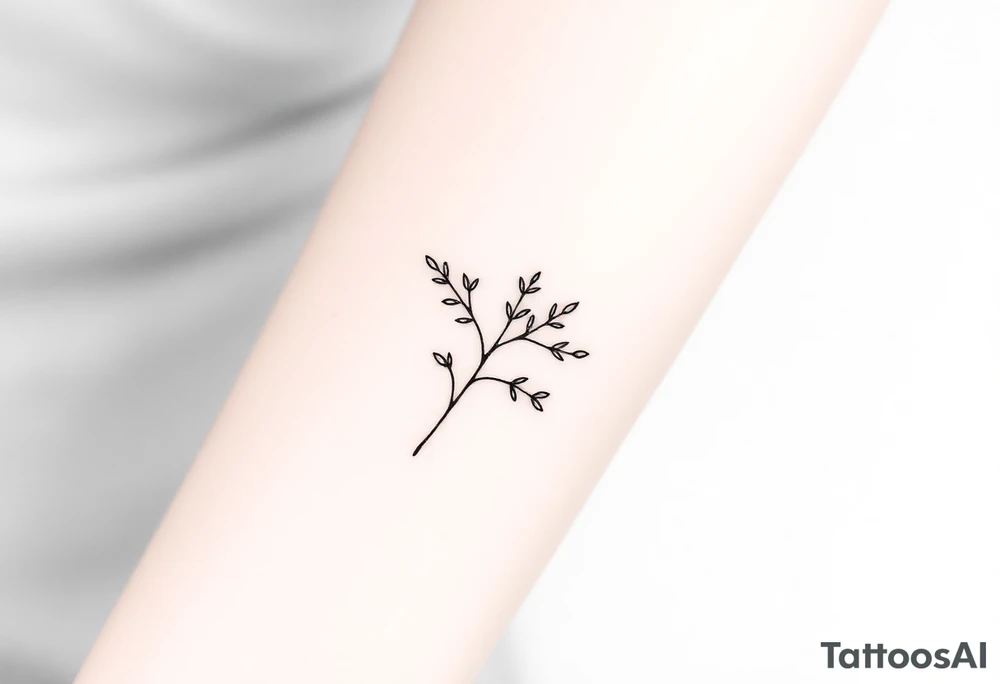 Ilex aquifolium tattoo idea