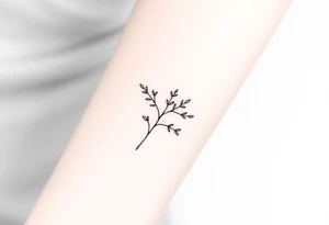 Ilex aquifolium tattoo idea