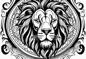 Lion fromage atlas tattoo idea