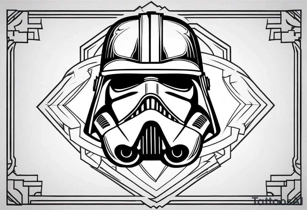 Storm trooper Darth vader tattoo idea