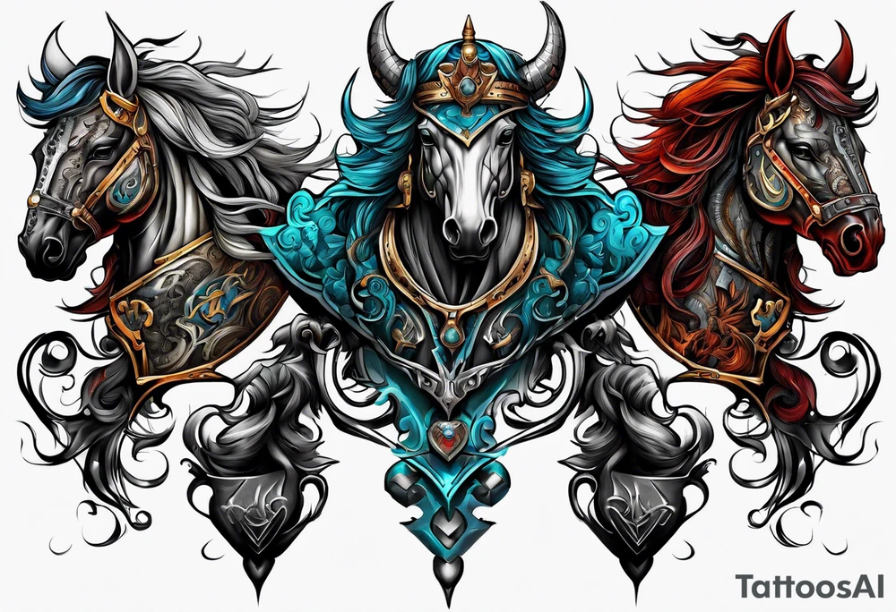 Four horsemen tattoo idea